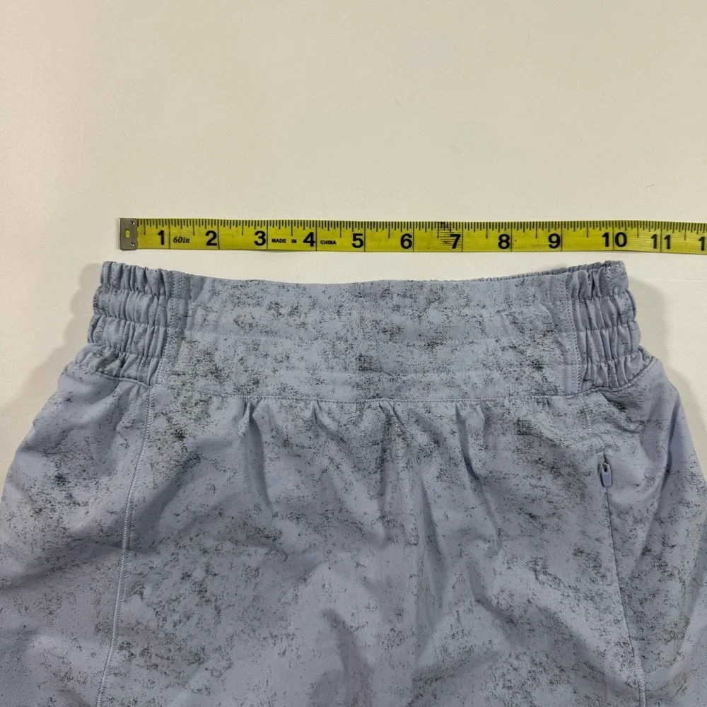Lululemon Hotty Hot High Rise Skirt Long Gravel Dust Pastel Blue